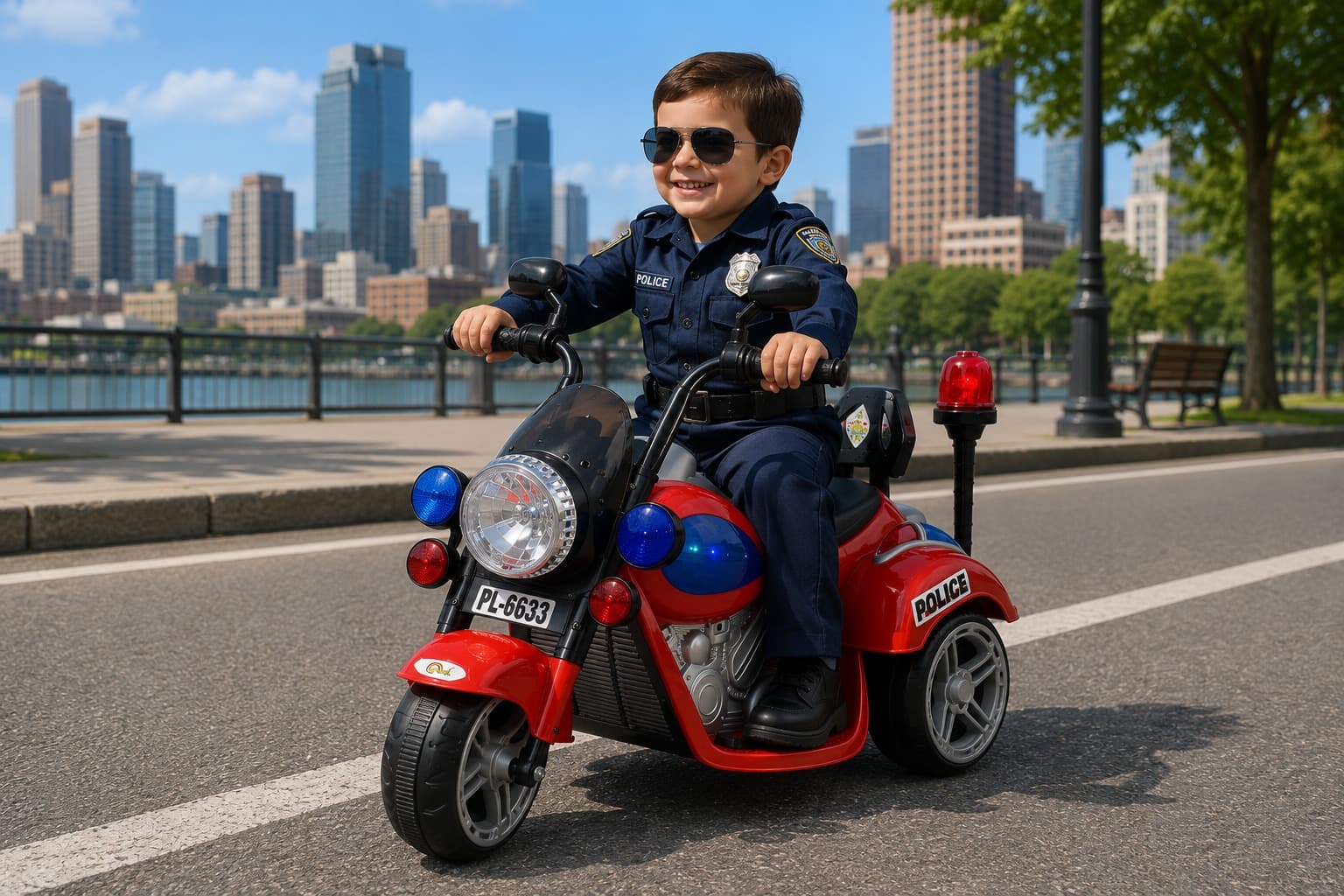 PL 6633 Police Bike